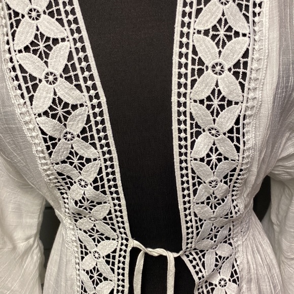 Love Tree White, Robe Kimono Cover Up - Small - Picture 2 of 12